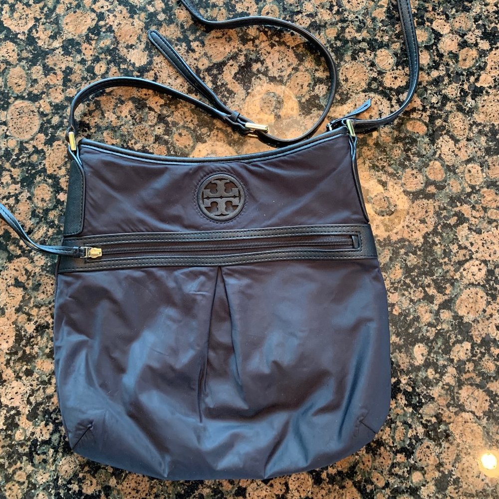 Authentic Tory Burch Marion Nylon Cross Body